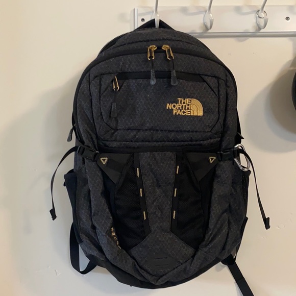 The North Face Handbags - The North Face Backpack - Woman’s Recon (TNF black with Gold)